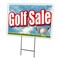 Signmission Golf Sale Yard Sign & Stake outdoor plastic coroplast window, C-1216 Golf Sale C-1216 Golf Sale - alternate 1